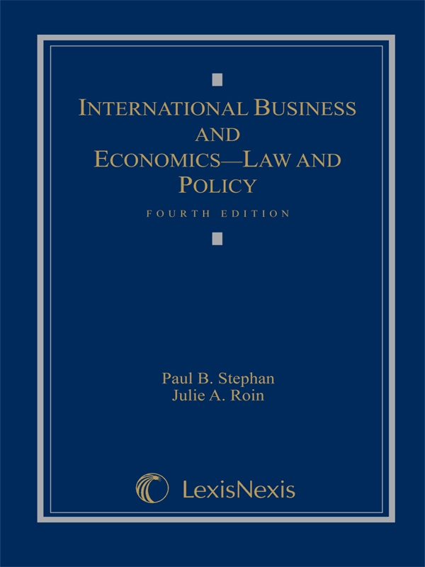 International Business and Economics: Law and Policy ebook