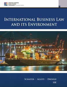International Business Law and Its Environment 10th Edition by Richard Schaffer ebook