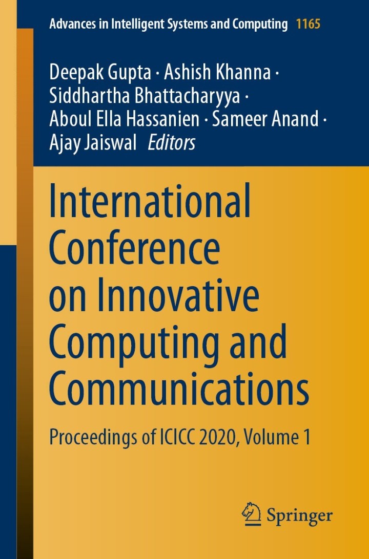 International Conference on Innovative Computing and Communications: Proceedings of ICICC 2020, Volume 1 ebook