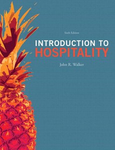 Introduction to Hospitality 6th Edition by John R. Walker ebook
