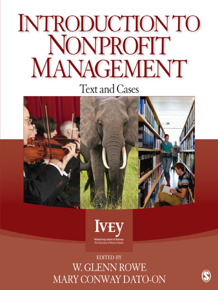 Introduction to Nonprofit Management: Text and Cases ebook