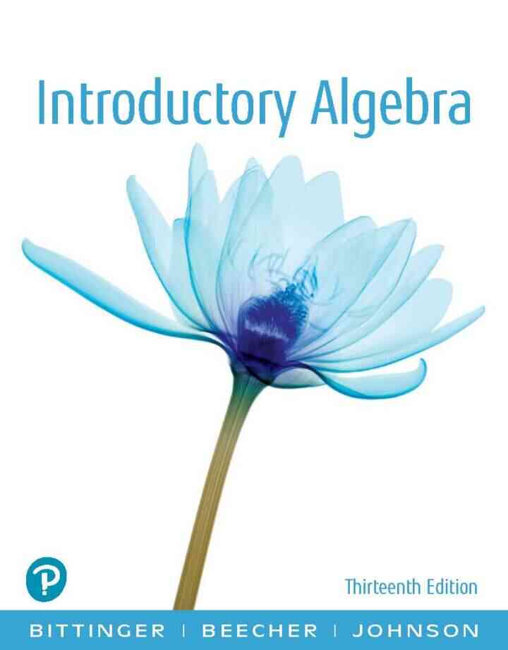 Introductory Algebra, 13th Edition ebook