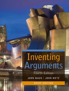 Inventing Arguments, Brief 4th Edition by John Mauk ebook