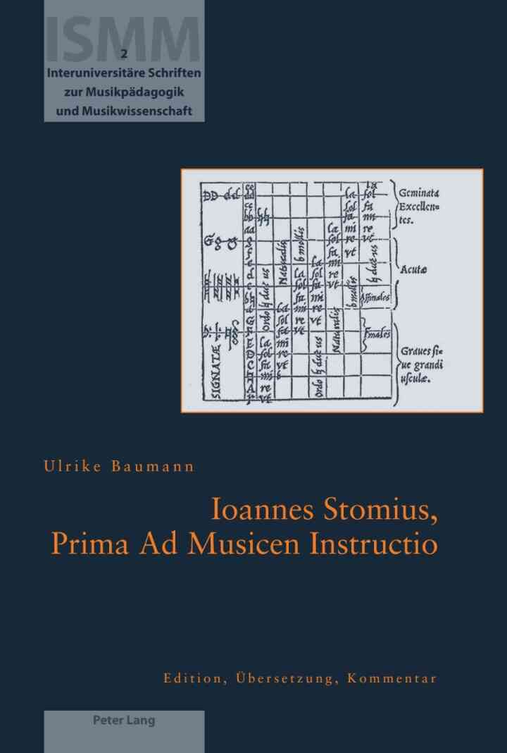 Ioannes Stomius, Prima Ad Musicen Instructio: Edition, ?bersetzung, Kommentar ebook