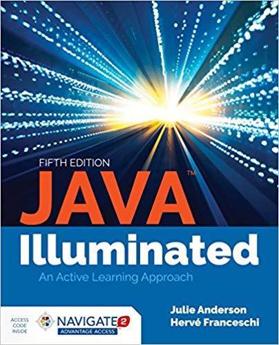 Java Illuminated 5th Edition by Julie Anderson ebook