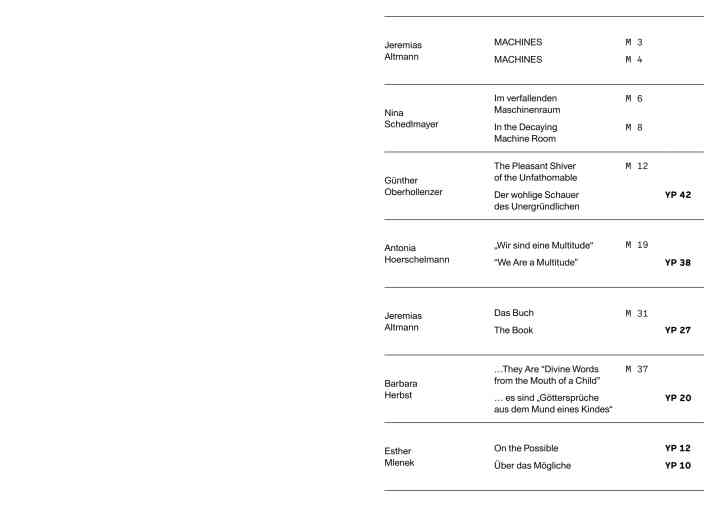 Jeremias Altmann ? YOUNG PROPHECIES / MACHINES: Zwei Werkserien / Two Series of Works ebook