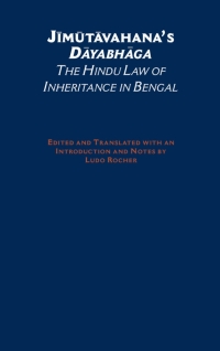 Jimutavahana's Dayabhaga: The Hindu Law of Inheritance in Bengal ebook