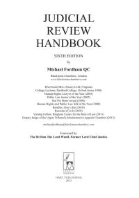 Judicial Review Handbook ebook