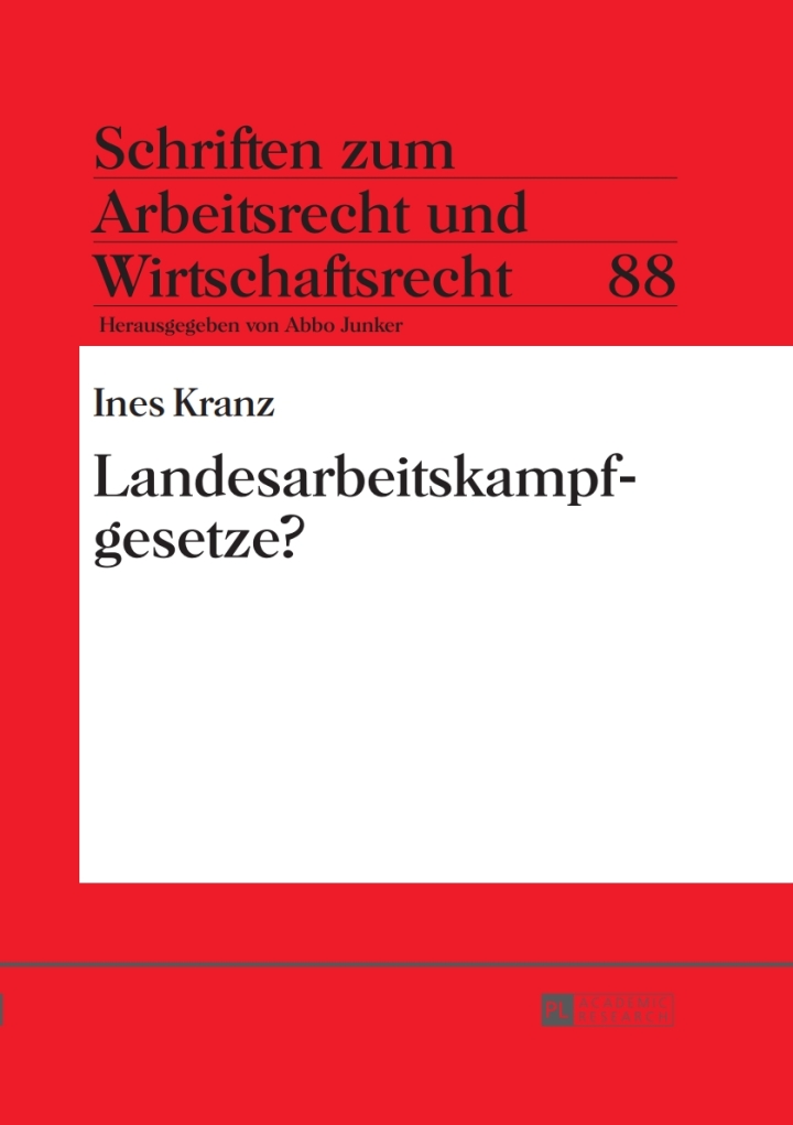 Landesarbeitskampfgesetze? ebook