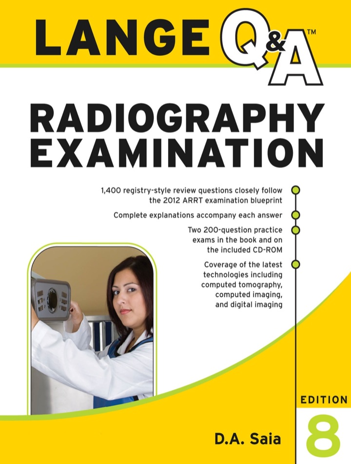 Lange Q&A Radiography Examination ebook