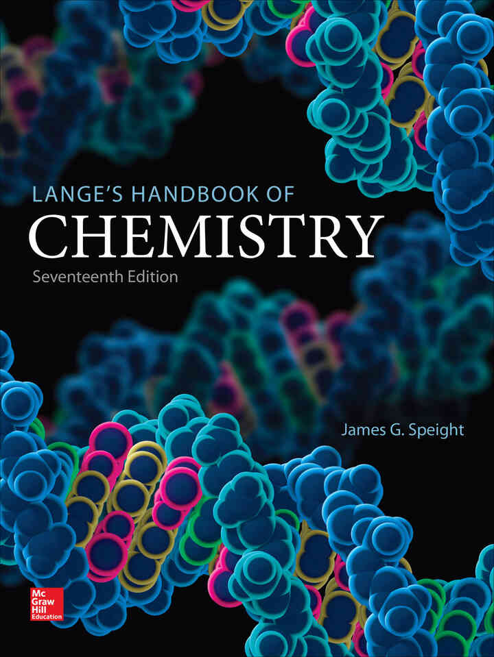 Lange's Handbook of Chemistry ebook