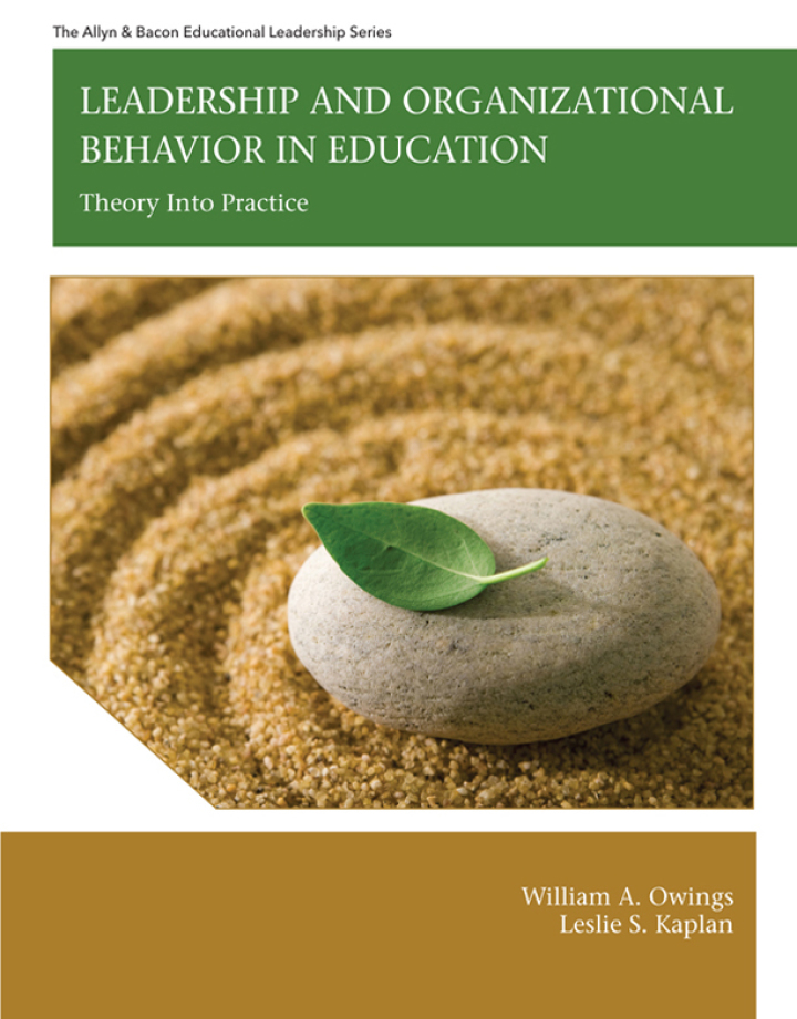 Leadership and Organizational Behavior in Education ebook