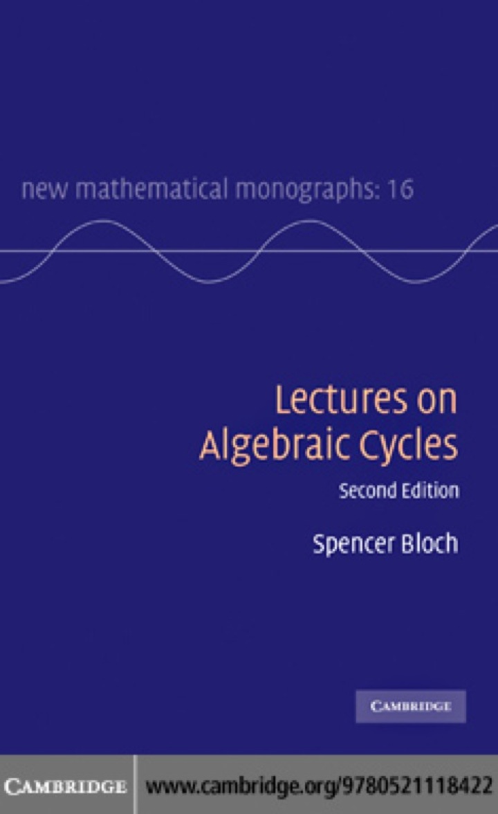 Lectures on Algebraic Cycles ebook