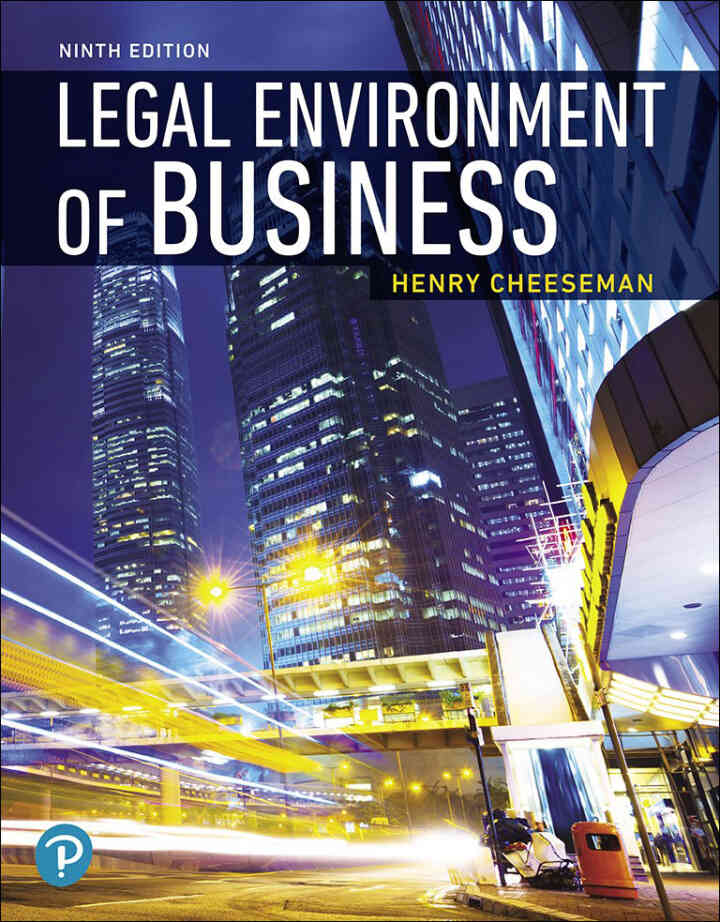 Legal Environment of Business, 9th Edition ebook