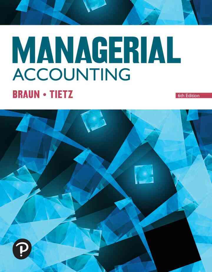 Managerial Accounting, 6th Edition ebook