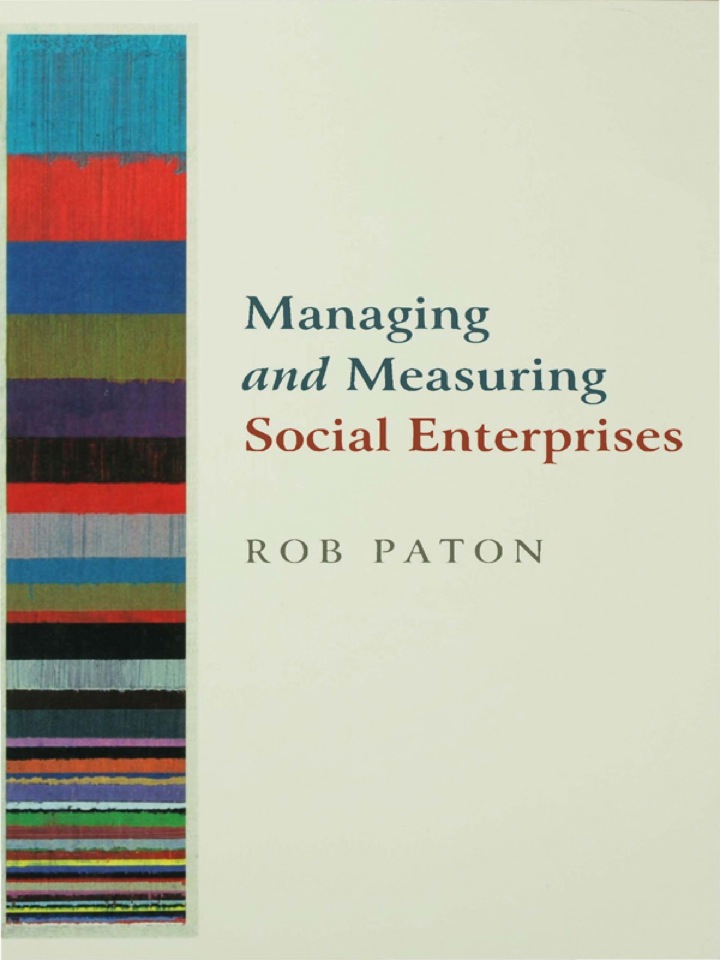 Managing and Measuring Social Enterprises ebook