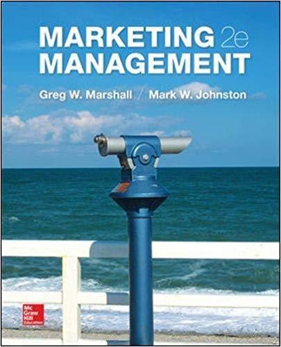 Marketing Management 2nd Edition by Greg W. Marshall ebook