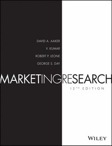 Marketing Research 12th Edition by David A. Aaker ebook