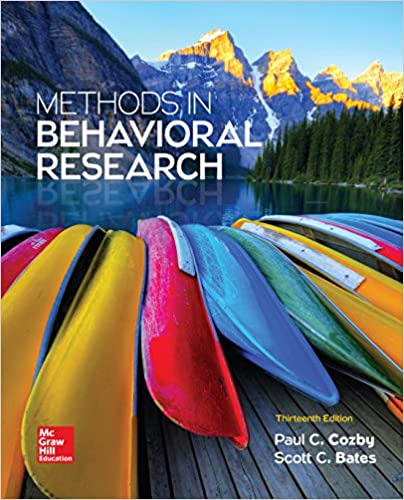 Methods in Behavioral Research ebook