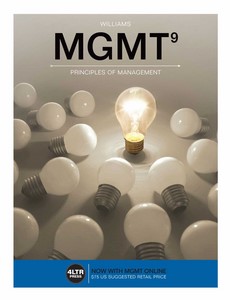 MGMT 9th Edition by Chuck Williams ebook