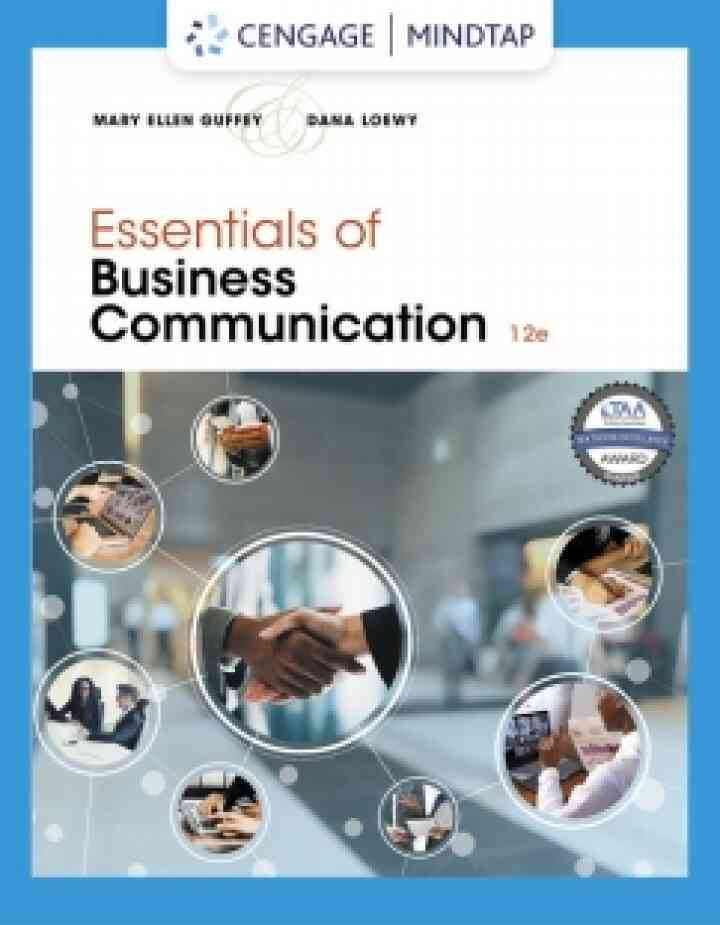 Guffey/Loewy's Essentials of Business Communication ebook