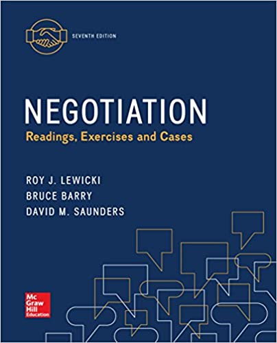 Negotiation: Readings, Exercises and Cases ebook