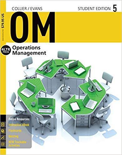 OM 5 Operations Management 5th Edition by David Alan Collier ebook