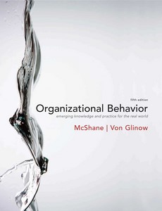 Organizational Behavior 5th Edition by Steven McShane ebook