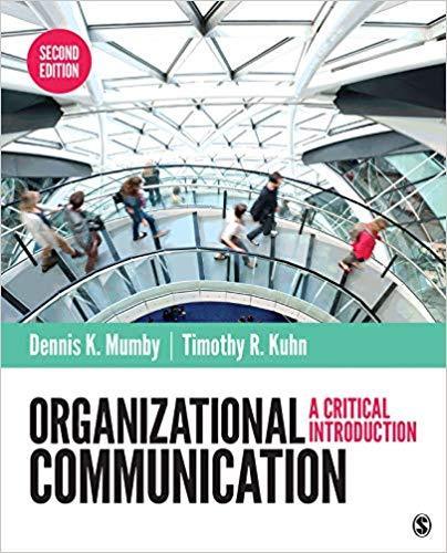 Organizational Communication: A Critical Introduction Second Edition by Dennis K. Mumby ebook