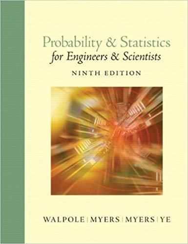 Probability and Statistics for Engineers and Scientists 9th Edition by Ronald E. Walpole ebook