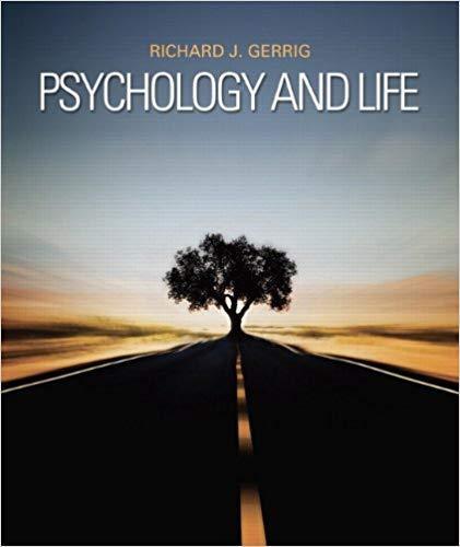 Psychology and Life 20th Edition by Richard J. Gerrig ebook