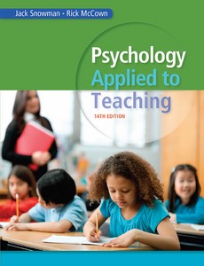 Psychology Applied to Teaching 14th Edition by Jack Snowman ebook