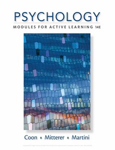 Psychology Modules for Active Learning 14th Edition by Dennis Coon ebook