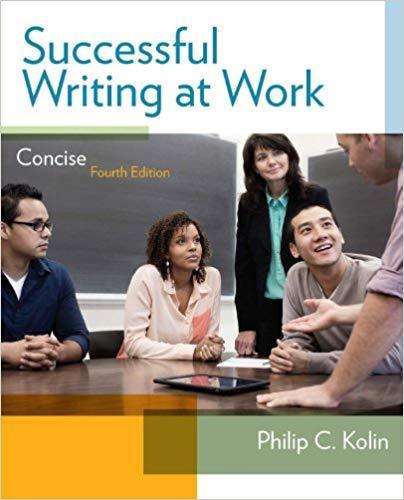 Successful Writing at Work: Concise Edition 4th Edition by Philip C. Kolin ebook