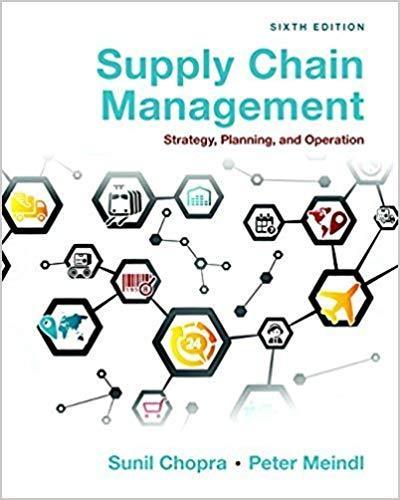 Supply Chain Management: Strategy, Planning, and Operation 6th Edition by Sunil Chopra ebook