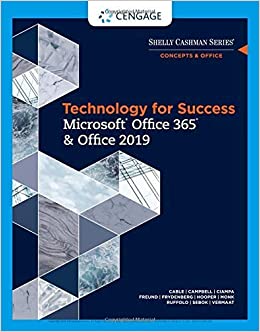 Technology for Success and Shelly Cashman Series Microsoft Office 365 & Office 2019 (MindTap Course List) ebook