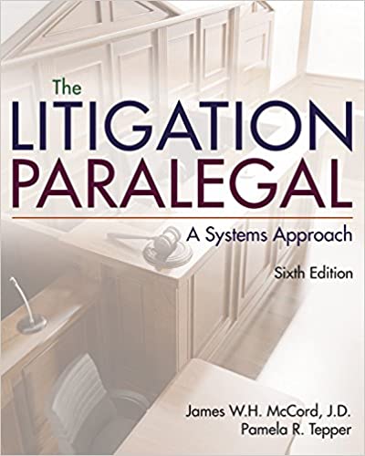 The Litigation Paralegal: A Systems Approach ebook