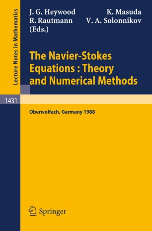 The Navier-Stokes Equations: Theory and Numerical Methods ebook