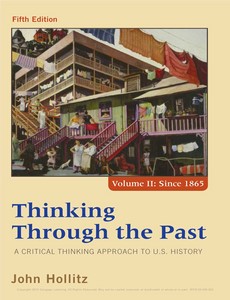 Thinking Through the Past, Volume II 2 5th Edition by John Hollitz ebook