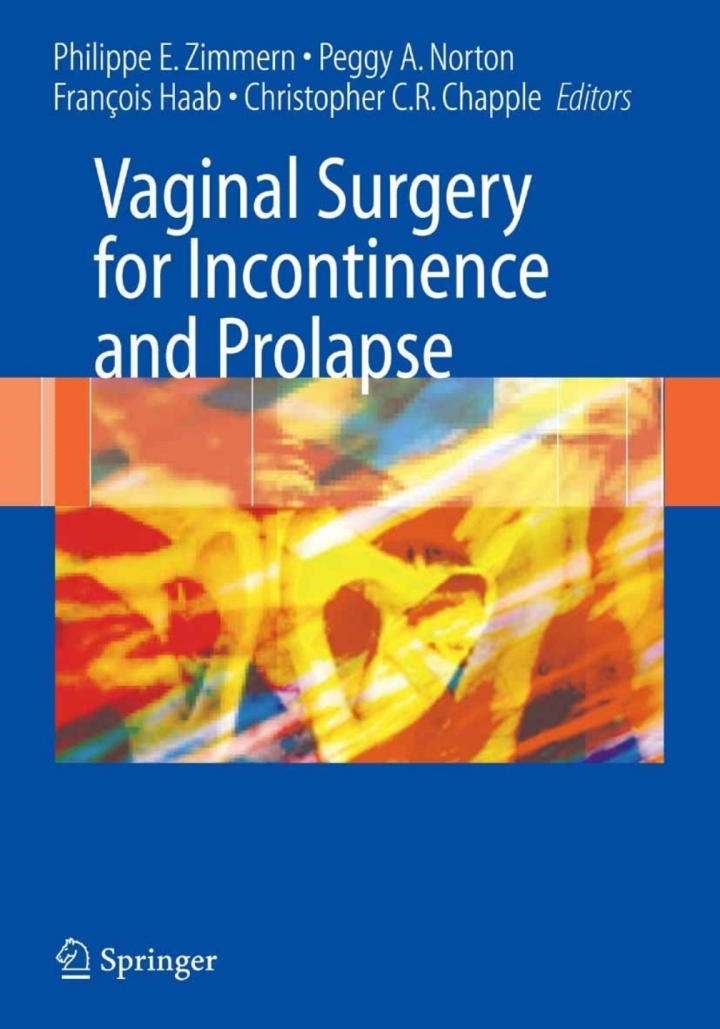 Vaginal Surgery for Incontinence and Prolapse ebook