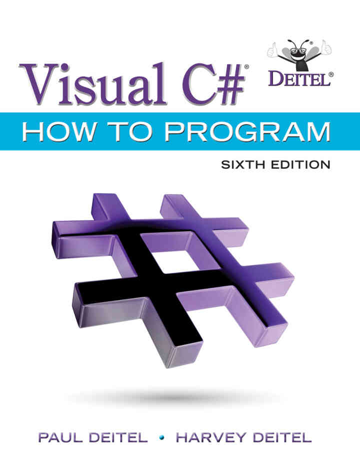 Visual C# How to Program, 6th Edition ebook