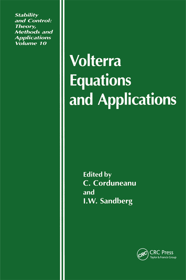 Volterra Equations and Applications ebook