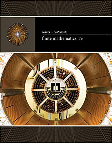 Waner and Costenoble?s Finite Mathematics (7th Edition) ebook