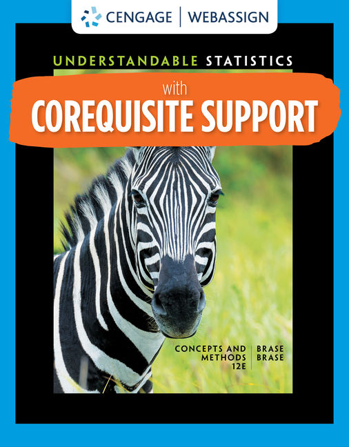WebAssign for Brase, Understandable Statistics with Corequisite Content using Davis, PreStatistics, 1st Edition [Instant Access], Single-Term ebook