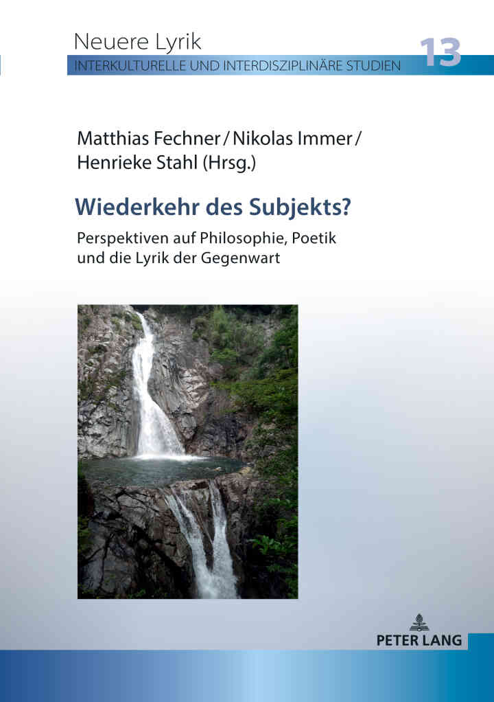 Wiederkehr des Subjekts?: Perspektiven auf Philosophie, Poetik und die Lyrik der Gegenwart ebook