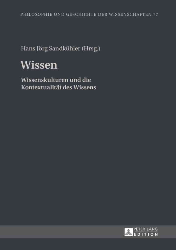 Wissen: Wissenskulturen und die Kontextualitaet des Wissens ebook