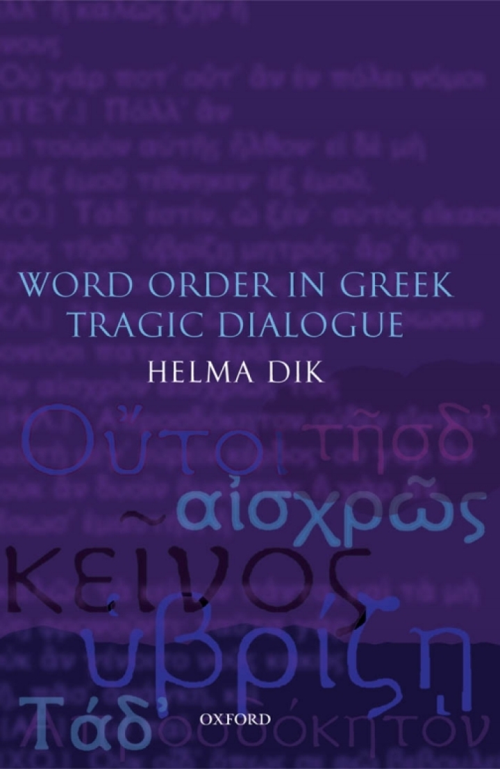 Word Order in Greek Tragic Dialogue ebook