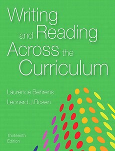 Writing and Reading Across the Curriculum 13th Edition by Laurence Behrens ebook