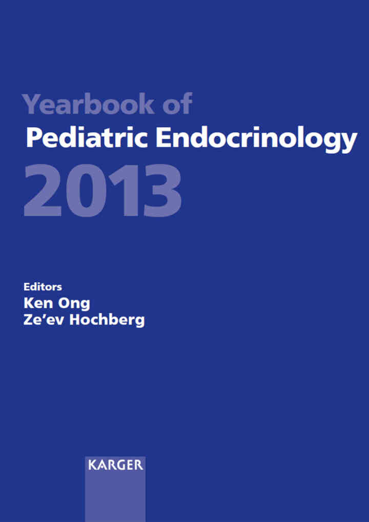 Yearbook of Pediatric Endocrinology 2013: Endorsed by the European Society for Paediatric Endocrinology (ESPE) ebook