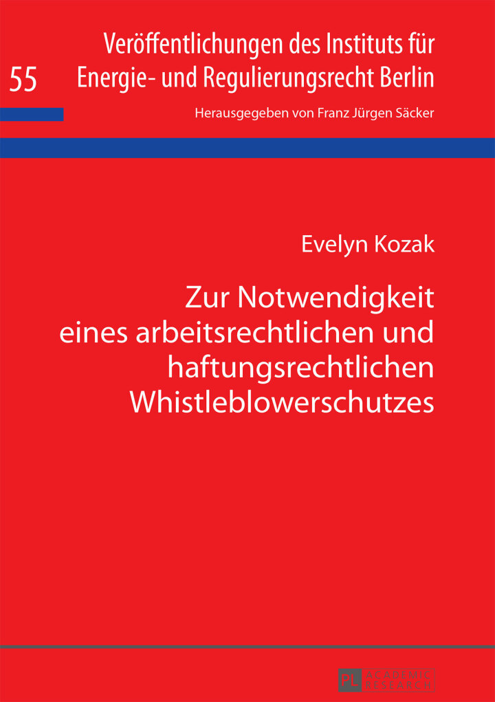 Zur Notwendigkeit eines arbeitsrechtlichen und haftungsrechtlichen Whistleblowerschutzes ebook